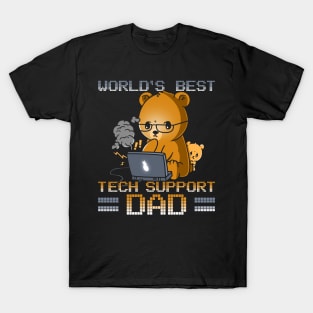 Best Tech Support Dad Father's Day T-Shirt